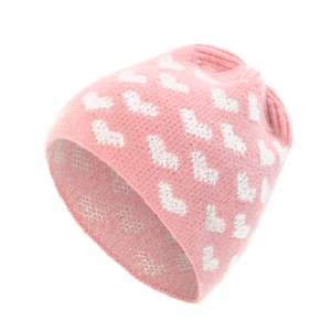 Reflexní příze Jacquard pletený klobouk